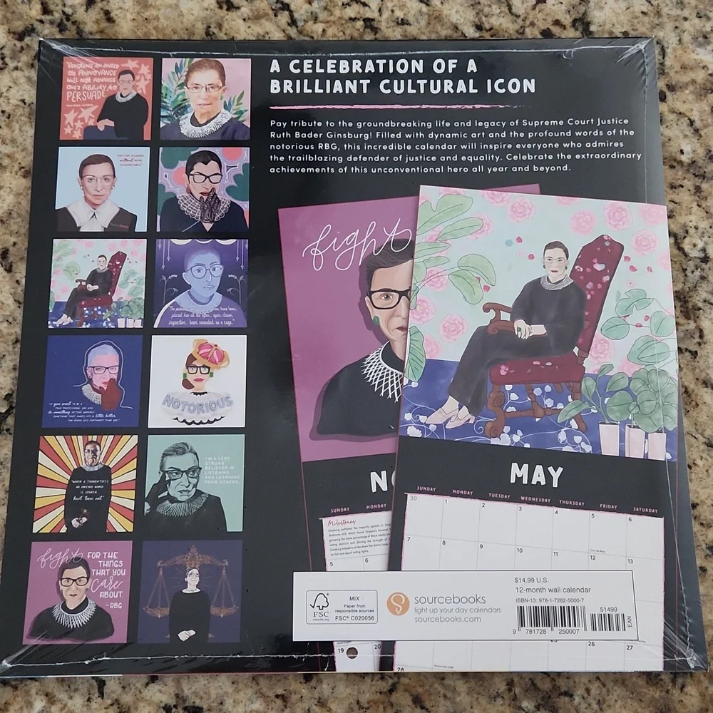 The Legacy of Ruth Bader Ginsburg 2023 Calendar